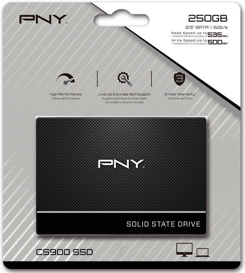 Disco Sólido SSD 250GB PNY CS900