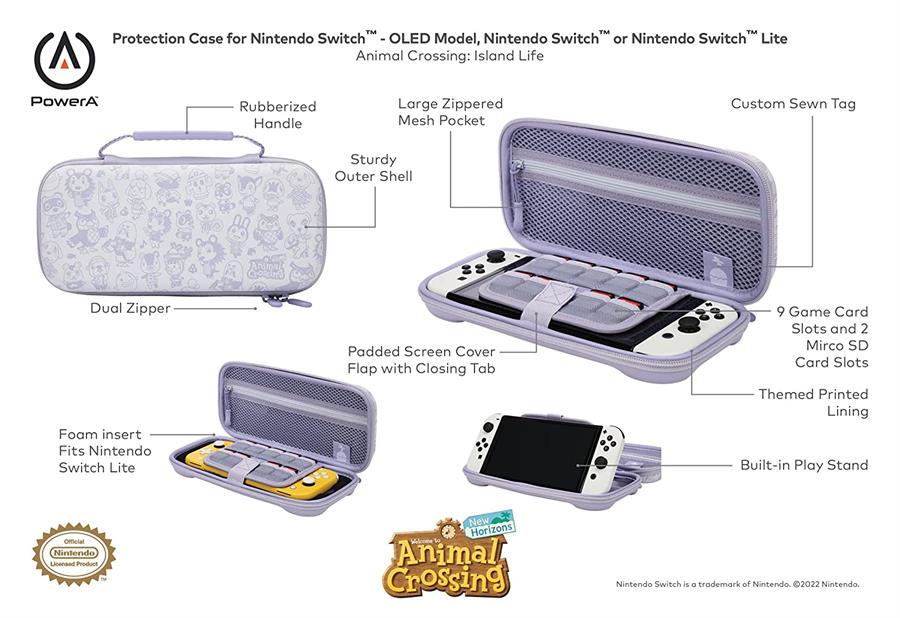 Estuche Protector Nintendo Switch - Edición Animal Crossing: Nook Inc.