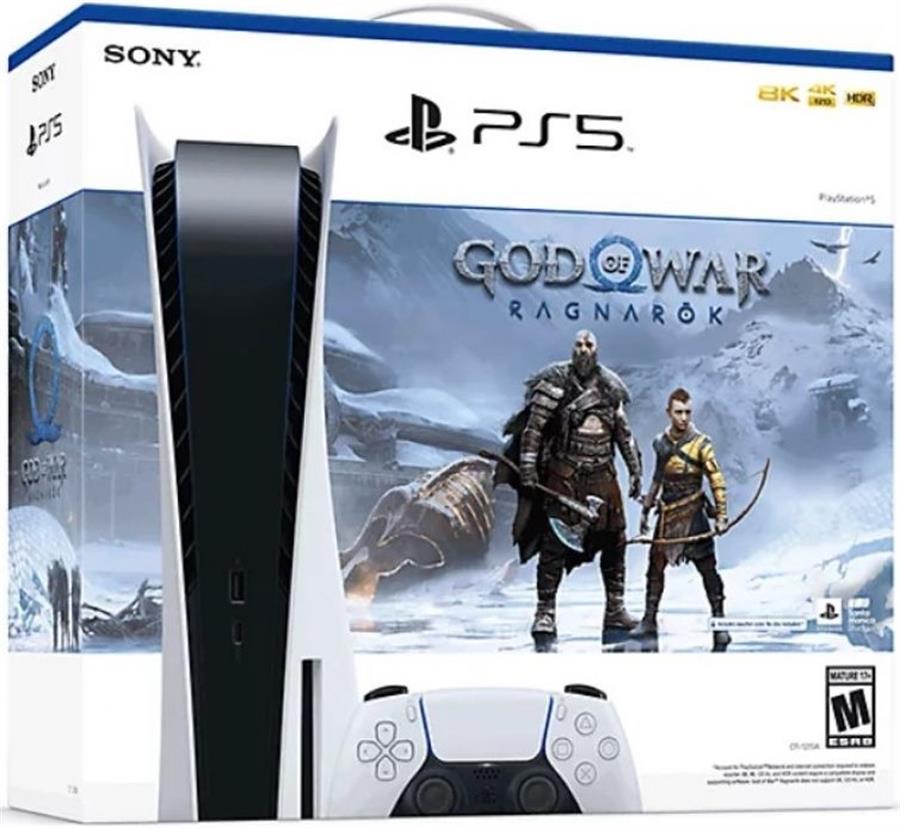 Consola PS5 Playstation 825GB Bundle God of War Ragnarok