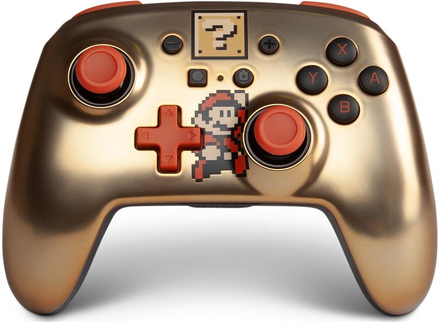Joystick PowerA Enhanced Wireless Retro Gold Mario (Bulk)