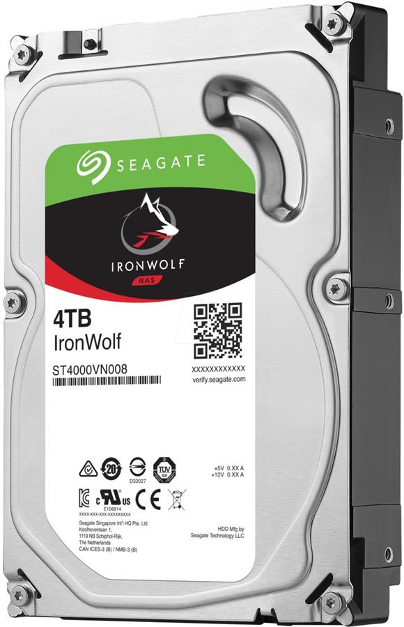 Disco Duro HDD 4TB Seagate IronWolf Red NAS