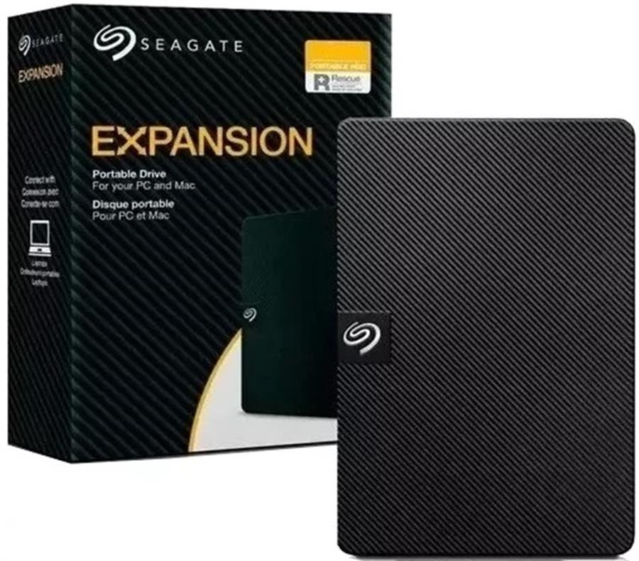 Disco Duro Externo Portátil 1TB Seagate Expansion Black USB 3.0