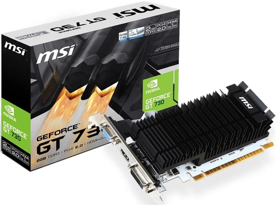 Placa de Video MSI GeForce GT 730 Low Profile 2GB