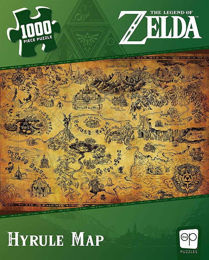Rompecabezas de 1000 Piezas The Legend of Zelda Hyrule Map