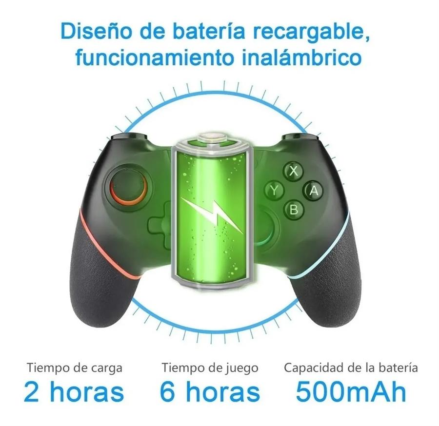 Mando para Nintendo Switch Inalámbrico Rojo/Azul Alternativo LA GENERICO