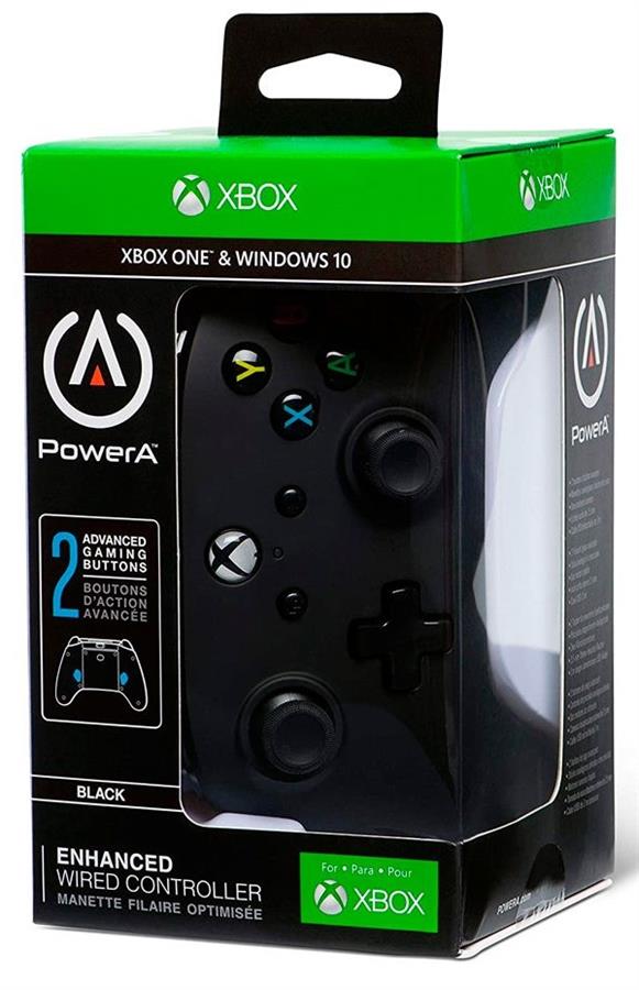 Joystick Power A Xbox Win 10 Wired Control Negro
