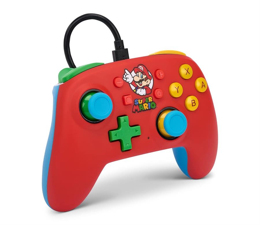 Joystick Nintendo Powera Nano Edición Mario Medley
