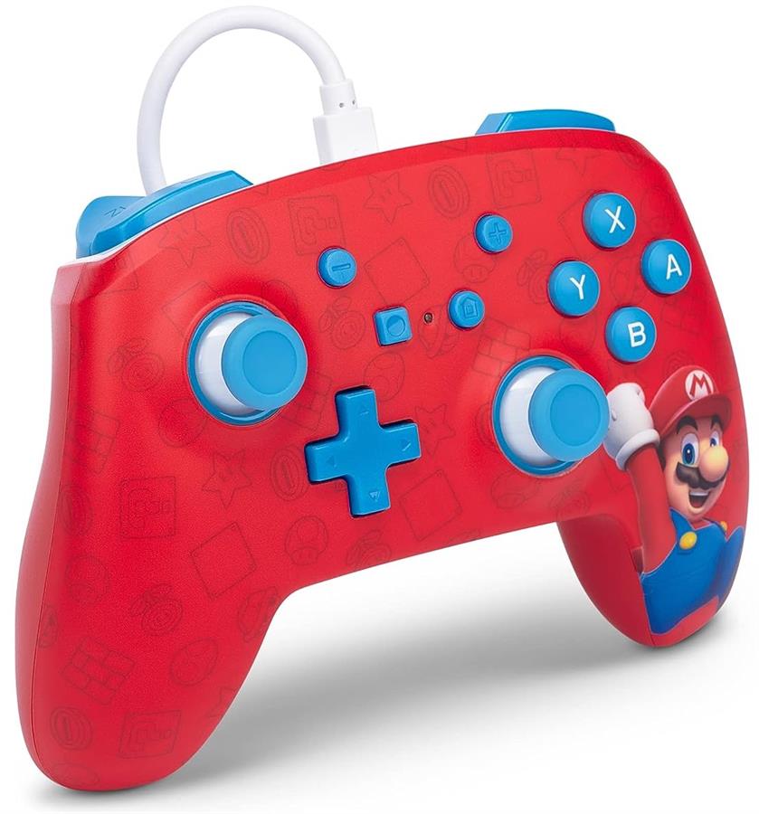 Joystick Nintendo Powera Edición Mario Woo Hoo