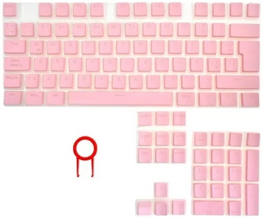 Juego De Teclas Hyperx Pudding Keycaps Rosa RGB Español – G-Games