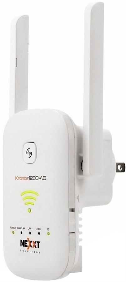Repetidor Extensor de Rango WiFi Nexxt Kronos 1200-AC 1200Mbps