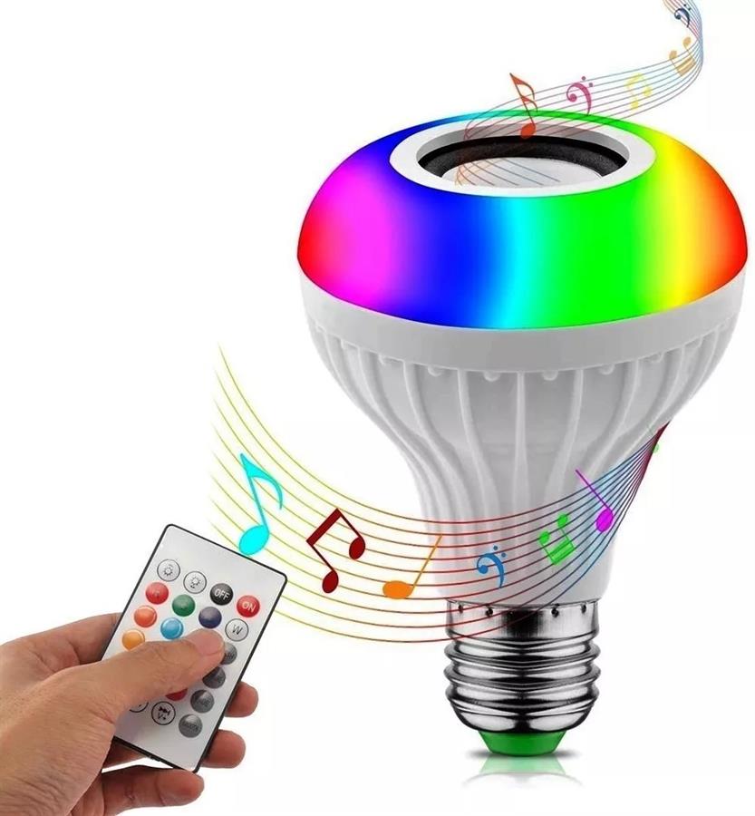 Lámpara Led RGB WiFi Bluetooth Parlante