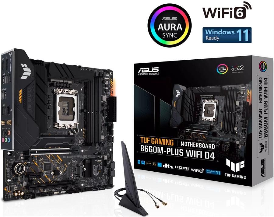 Motherboard Asus Tuf Gaming B660M-Plus WiFi D4 LGA1700