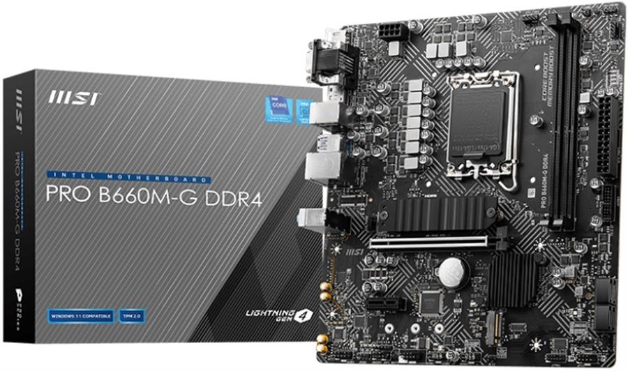 Motherboard MSI PRO B660M-G DDR4 LGA1700