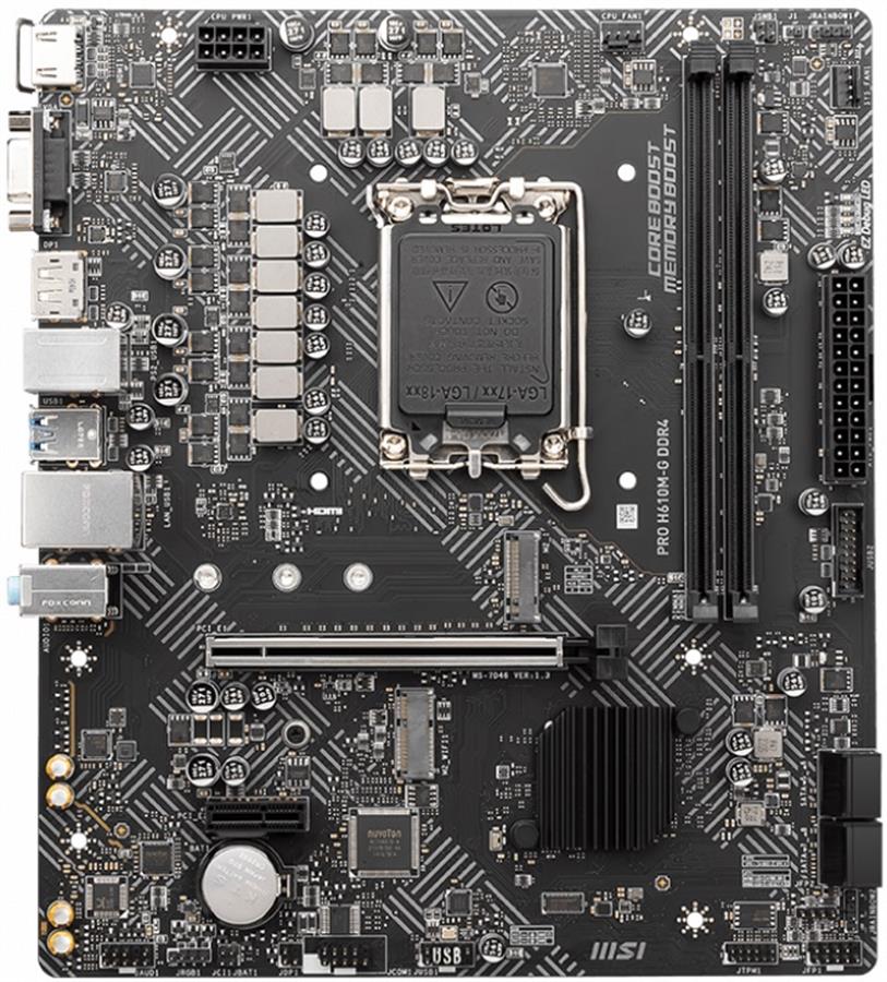 Motherboard MSI Pro H610M-G DDR4 LGA1700