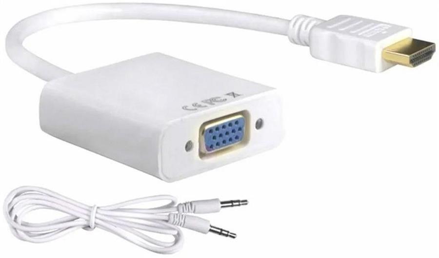 Cable Conversor HDMI a VGA + Audio 3.5 Netmak NM-C81A