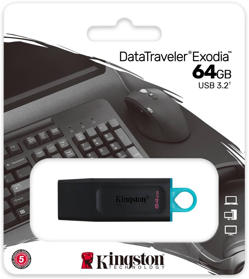 Pendrive 64GB Kingston Data Traveler DTX USB 3.2