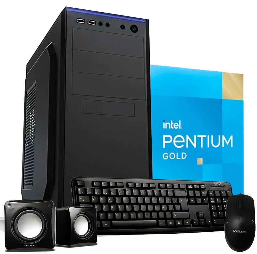 PC Intel Pentium Gold G6400 8G 120GB + Periféricos