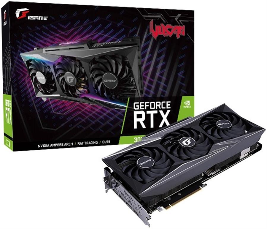 Placa de Video Colorful GeForce RTX 3070 Ti iGame Vulcan OC 8GB (OUTLET)