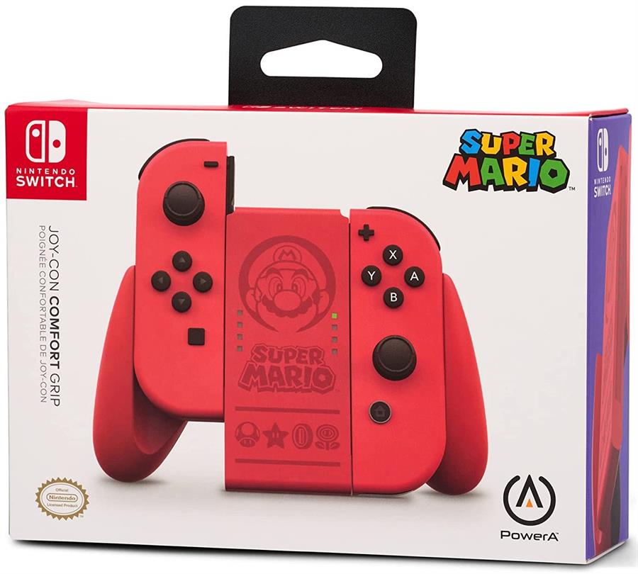Powera Joy-Con Comfort Edición Super Mario Red para Nintendo