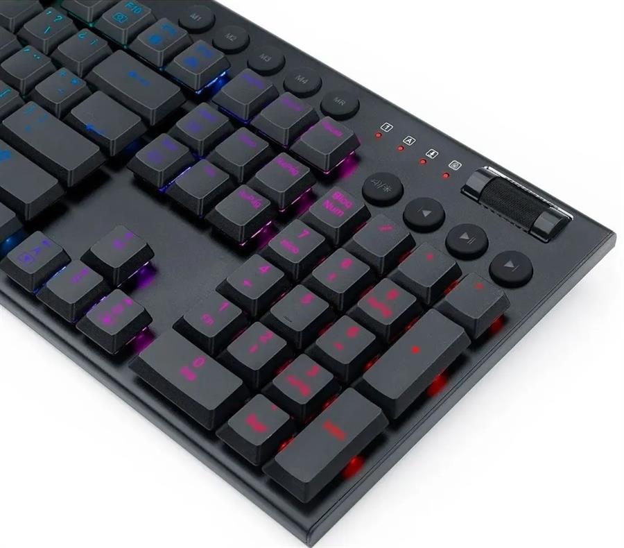 Teclado Gaming Redragon Horus K619-RGB Negro (Español Alámbrico) Switch Rojo