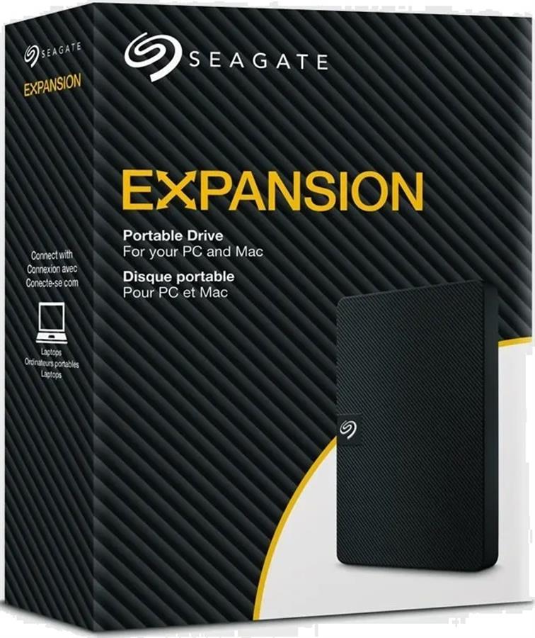 Disco Duro Externo Portátil 2TB Seagate Expansion Black USB 3.0