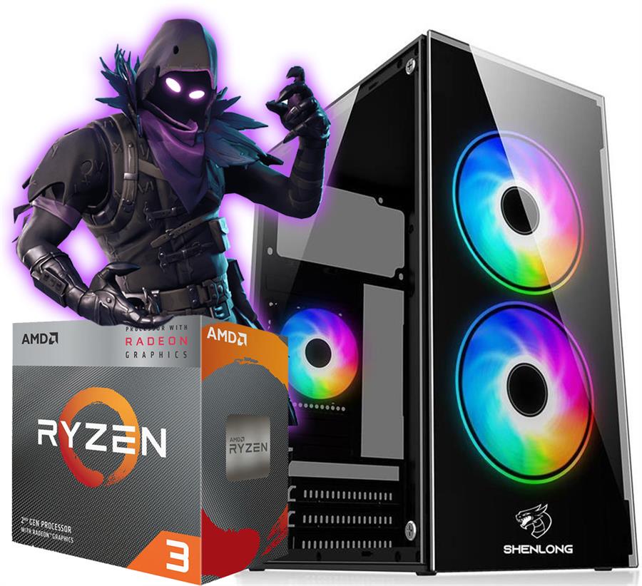 PC Ryzen 3 3200G, 8G RAM, 250GB SSD, Win10