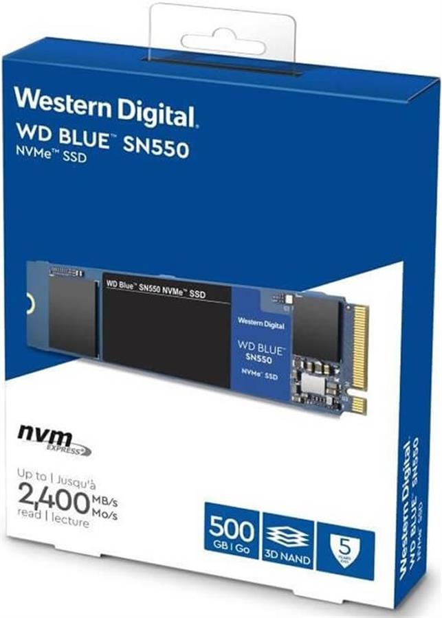 Disco Sólido SSD 250GB WD Blue SN550 M2 NVMe