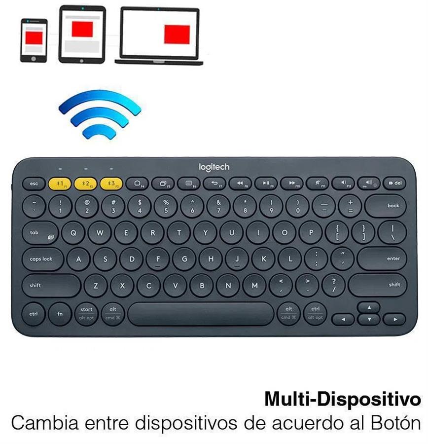 Teclado Bluetooth Logitech K380 Multidispositivo (Versión Español