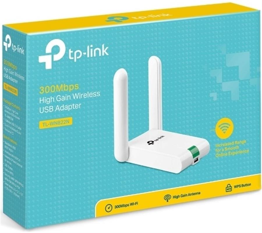 Receptor WiFi TP-Link WN822N 300Mbps