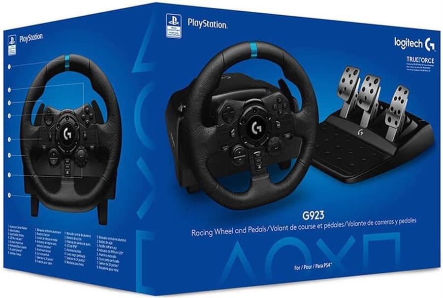 Logitech G923 PS4/PS5/PC - Volante y Pedales