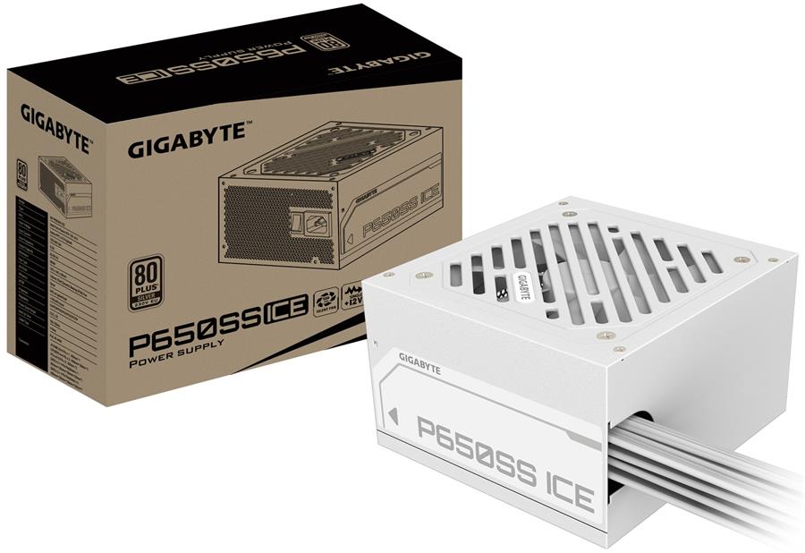 Fuente 650w Gigabyte P650SS Ice 80 Plus Silver