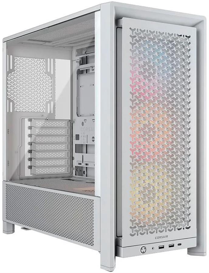 Gabinete Corsair Frame 4000D RS RGB Airflow 3 Fans White