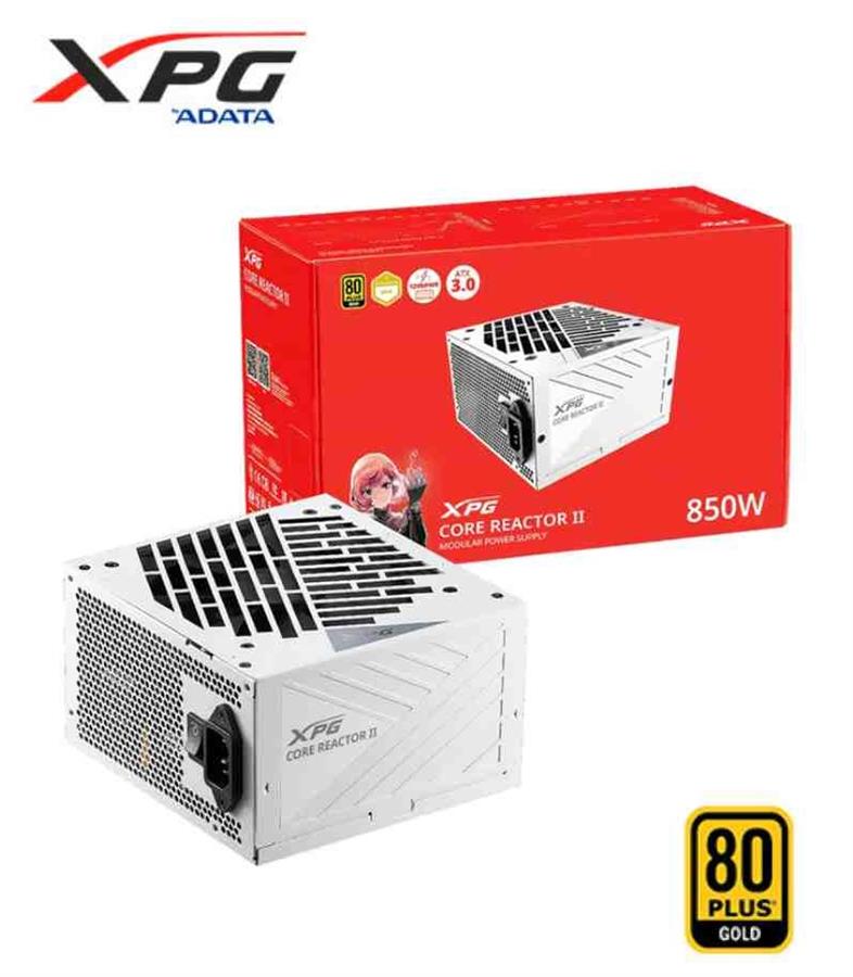 Fuente 850W Adata XPG Core Reactor II 80 PLUS Gold - white