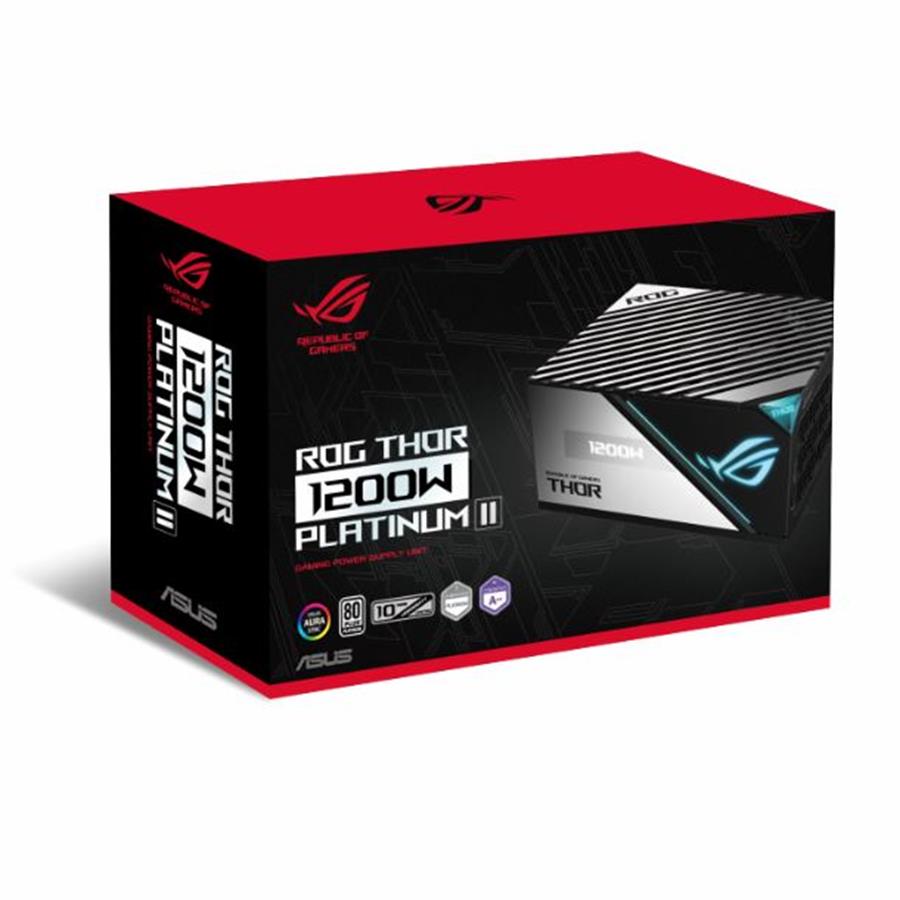 Fuente 1200W Asus Rog Thor 1200 P2 Modular 80 Plus Platinum