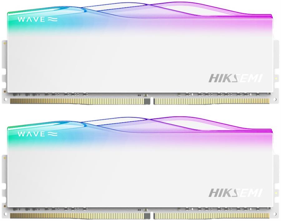 Kit Memoria Ram DDR4 16GB (2x8GB) 3600MHz Hiksemi Wave RGB White