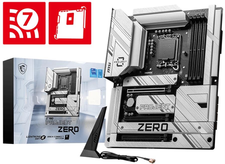 Motherboard MSI B790 Project Zero WiFi DDR5 LGA1700 Conexión Trasera