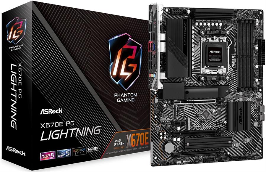 MOTHERBOARD ASROCK X670E PG LIGHTNING AM5