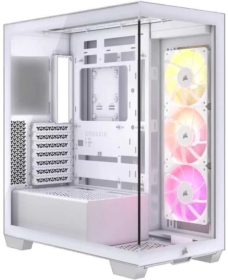 Gabinete Corsair 3500X ARGB 3 Fans White
