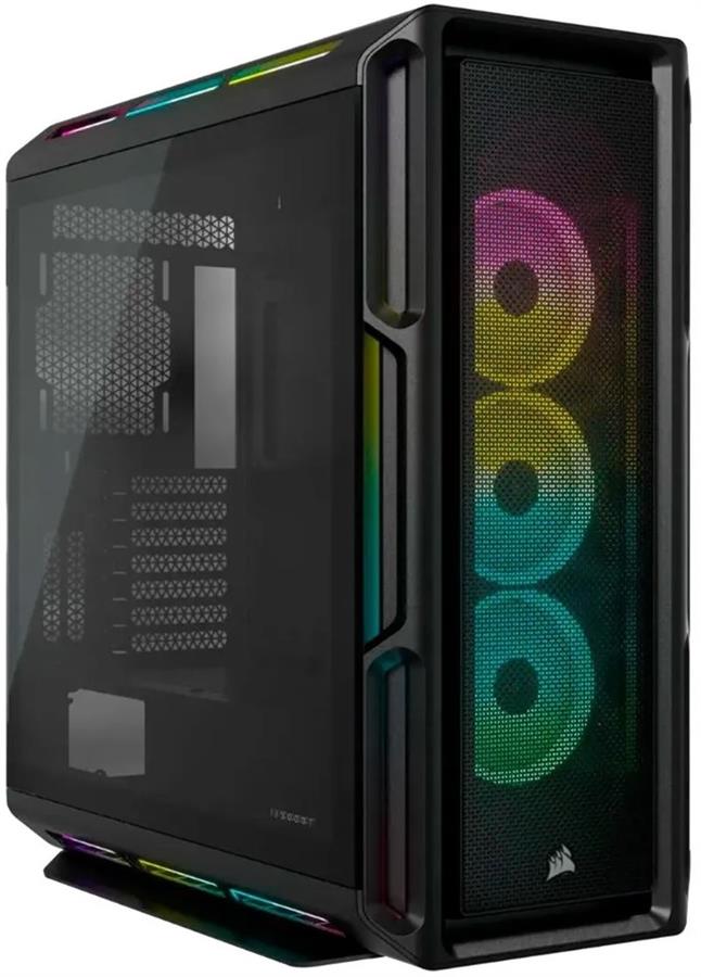 Gabinete Corsair 5000T iCUE RGB 3 Fans Black