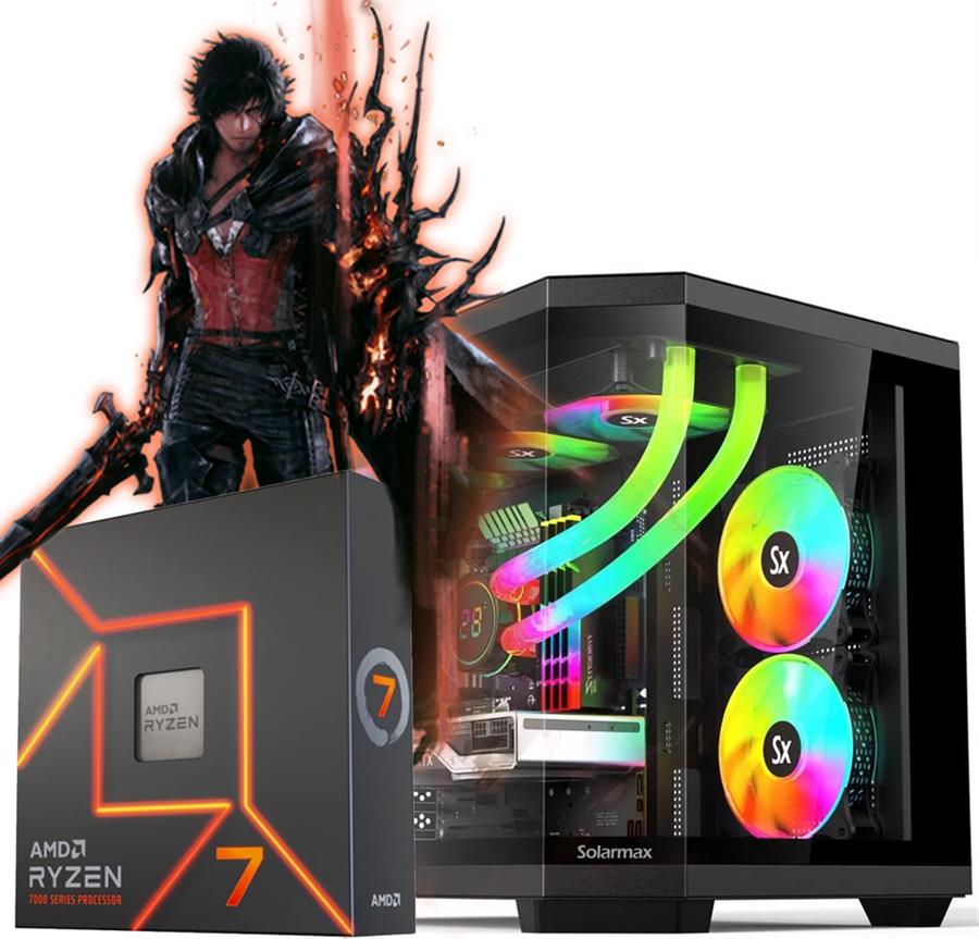 PC Ryzen 7 7700X, RX 9070 XT, 24G RAM, 1TB SSD, Win11