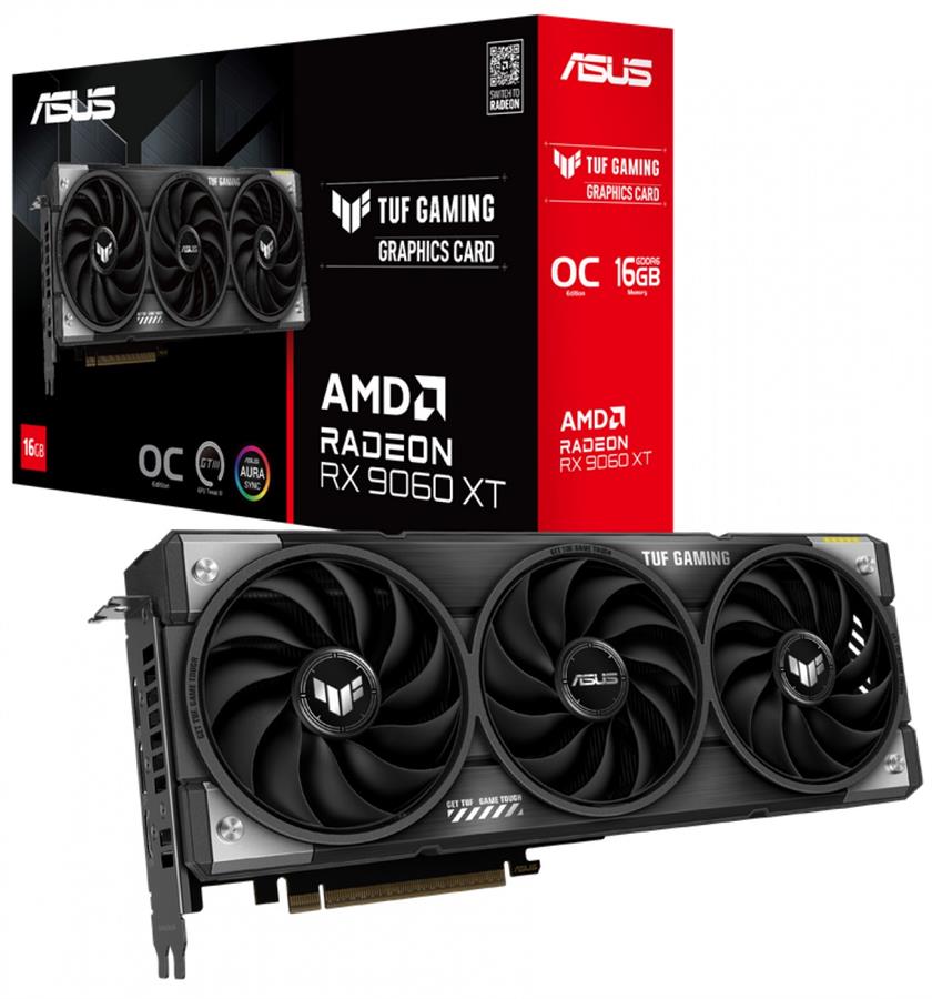 PLACA DE VIDEO ASUS TUF RX 9060XT OC 16GB GAMING