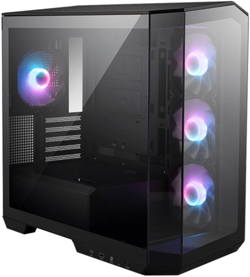 Gabinete MSI MAG Pano M100R PZ ARGB Negro