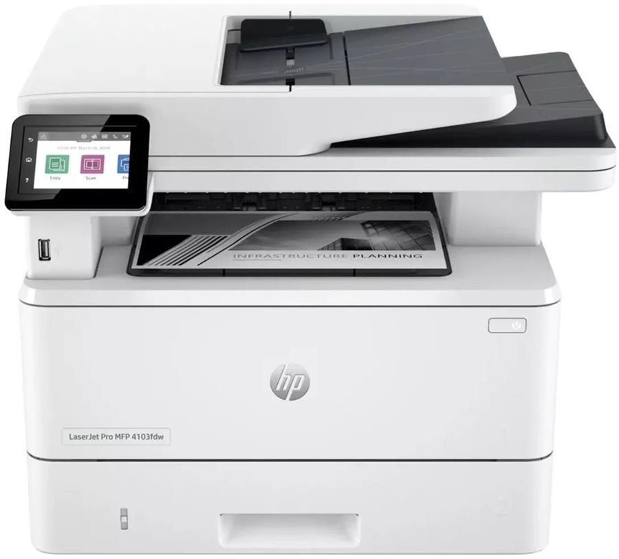 Impresora HP Multifunción LaserJet Pro MFP 4103FDW Monocromático