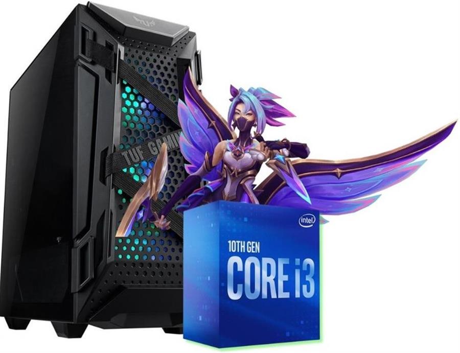 PC Intel Core i3-10105F, RX 580, 16G RAM, 512GB SSD, Win10