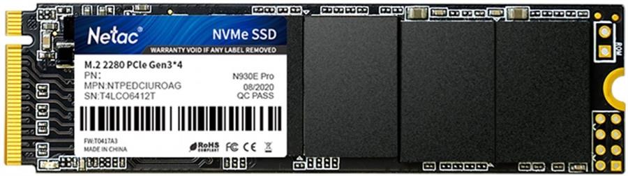 Disco Sólido SSD 512GB Netac N930E Pro M2 NVMe