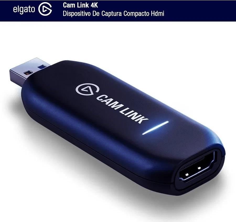 Cam Link Elgato 4K USB p/Cámaras Profesionales