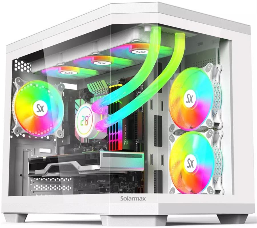 Gabinete Solarmax CM-W951 White 3 Coolers