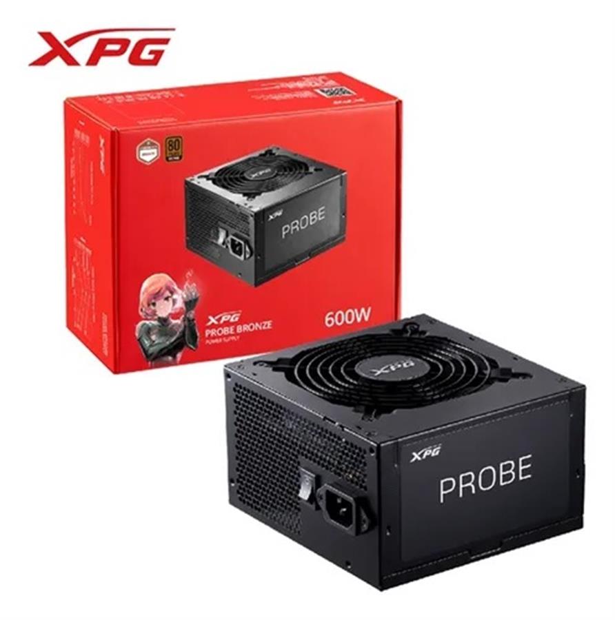 Fuente de Poder XPG 600w PROBE 80 Plus Bronce