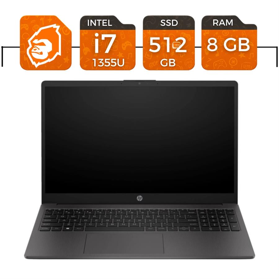 NOTEBOOK HP 250G10 INTEL CORE I7-1355U, 8G RAM, 512GB SSD, FREEDOS