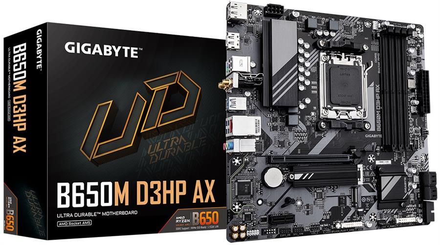 MOTHERBOARD GIGABYTE B650M D3HP AX 1.0 AM5